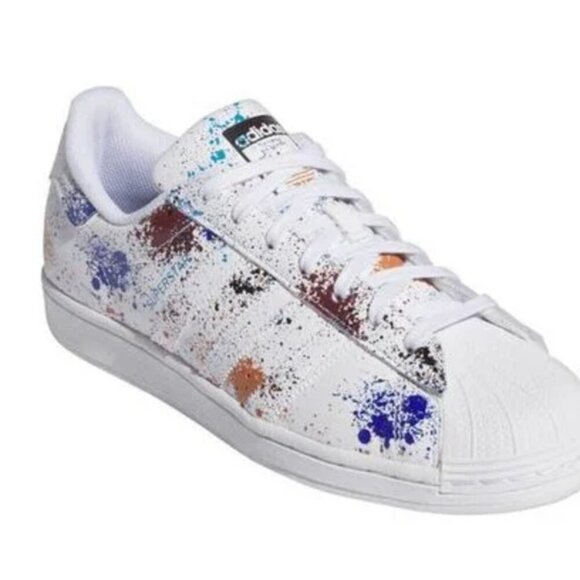 Adidas superstar Paint Splatter Size 11 - Picture 1 of 16